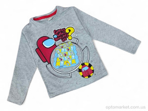 Батник дитячі 4389 св.сірий міньйон UMKA Kids сірий  оптом от Optomarket