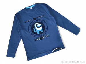 Батник дитячі 4391 синій міньйон UMKA Kids синій  оптом от Optomarket