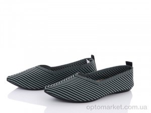 Балетки жіночі 45-91 blue-black Violeta only one синій  оптом от Optomarket