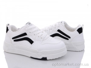 Кросівки жіночі 45-95 white-black Violeta only one білий  оптом от Optomarket