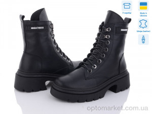 Черевики жіночі 45 чорний Mona Lisa чорний  оптом от Optomarket
