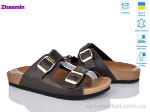 Шльопанці жіночі 4516 шокол.ш. Gama коричневий  оптом от Optomarket