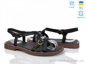 Босоніжки жіночі 465И чорний к. G-Aira чорний  оптом от Optomarket