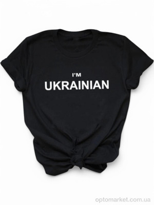 Футболка жіночі 47 black Riza чорний  оптом от Optomarket