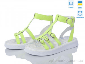Босоніжки жіночі 471 кислотний ш. G-Aira зелений  оптом от Optomarket
