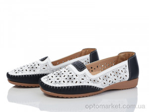 Мокасини жіночі 50-8 Nayasitun білий  оптом от Optomarket