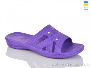Шльопанці жіночі 50 бузковий Gipanis фіолетовий  оптом от Optomarket