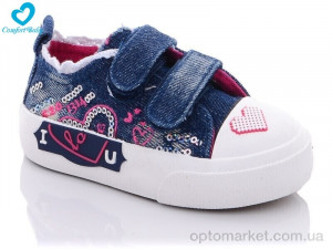 Кеди дитячі 500 А Comfort-baby синій  оптом от Optomarket