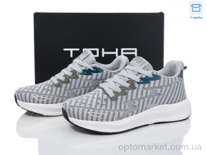 Кросівки жіночі 5003 olive-green TOHA сірий  оптом от Optomarket