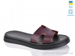 Шльопанці жіночі 501-1 бордо.к. Sali бордовий  оптом от Optomarket