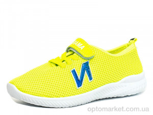 Кросівки дитячі 501-6 Blue Rama жовтий оптом от Optomarket