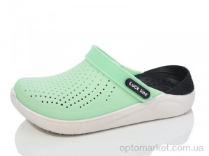 Крокси дитячі 5017-320 Luck Line зелений  оптом от Optomarket