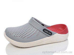 Крокси дитячі 5017-333 Luck Line сірий  оптом от Optomarket