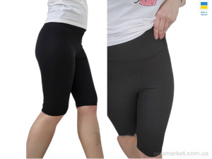 Велосипедки жіночі 50177 чорний Sport style чорний оптом от Optomarket