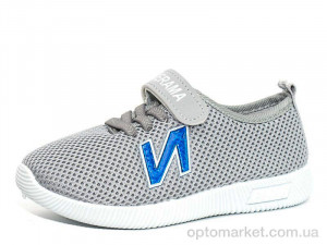 Кросівки дитячі 502-4 Blue Rama сірий  оптом от Optomarket