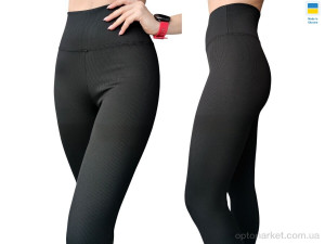 Лосини жіночі 50225 чорний батал Sport style чорний оптом от Optomarket