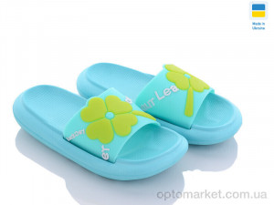 Шльопанці дитячі 5028-112B-old Luck Line зелений  оптом от Optomarket