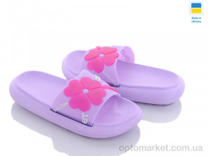 Шльопанці дитячі 5028-115B-old Luck Line фіолетовий  оптом от Optomarket
