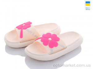 Шльопанці дитячі 5028-127B Luck Line бежевий  оптом от Optomarket