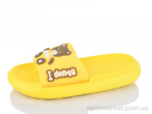 Шльопанці дитячі 5028-28B Luck Line жовтий  оптом от Optomarket