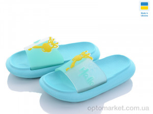 Шльопанці дитячі 5028-312B-old Luck Line зелений  оптом от Optomarket