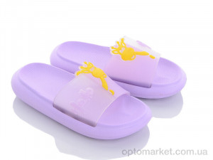 Шльопанці дитячі 5028-315B Luck Line фіолетовий  оптом от Optomarket