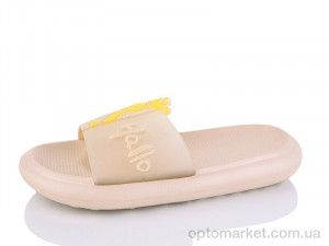 Шльопанці жіночі 5028-321A Luck Line бежевий  оптом от Optomarket