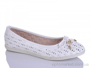 Балетки жіночі 503-9 MSMG білий оптом от Optomarket
