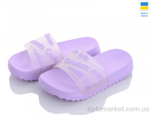 Шльопанці дитячі 5030-215B-old Luck Line фіолетовий  оптом от Optomarket