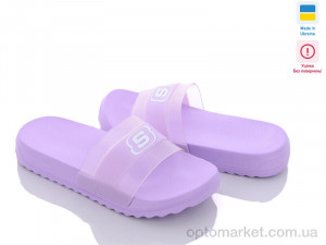 Шльопанці жіночі 5030-415A уцінка Luck Line фіолетовий оптом от Optomarket