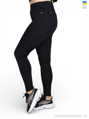 Лосини жіночі 50311 чорний Sport style чорний  оптом от Optomarket