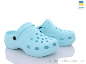 Крокси жіночі 5039-385 Luck Line блакитний  оптом от Optomarket