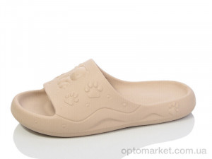 Шльопанці жіночі 5066-381 Luck Line коричневий  оптом от Optomarket