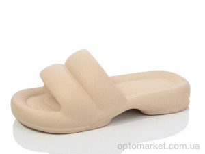 Шльопанці жіночі 5067-381 Luck Line бежевий  оптом от Optomarket