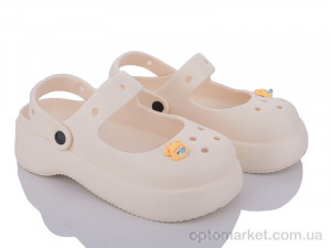 Крокси дитячі 5069-387 Luck Line бежевий  оптом от Optomarket