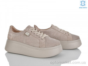 Кросівки жіночі 50712 беж з. IT Style бежевий  оптом от Optomarket