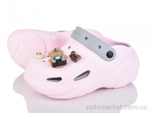 Крокси жіночі 5073-389B Luck Line рожевий  оптом от Optomarket