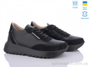 Кросівки жіночі 5074-55 A.N.I.One чорний  оптом от Optomarket