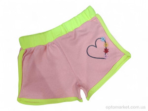 Шорти дитячі 5079 пудра UMKA Kids club рожевий  оптом от Optomarket