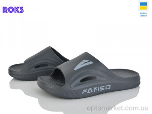 Шльопанці чоловічі 508-018 сірий Roks сірий  оптом от Optomarket