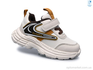 Кросівки дитячі 50976M Флип бежевий  оптом от Optomarket