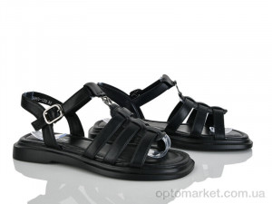 Босоніжки жіночі 5098-120 LianZuXiang чорний оптом от Optomarket