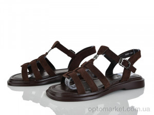 Босоніжки жіночі 5098-124 LianZuXiang коричневий оптом от Optomarket