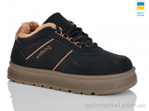 Кросівки жіночі 5107 чорний Gipanis чорний  оптом от Optomarket