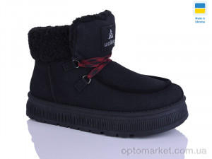 Черевики жіночі 51091 чорний Gipanis чорний  оптом от Optomarket