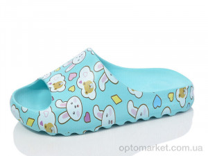 Шльопанці жіночі 5127-25B Luck Line блакитний  оптом от Optomarket