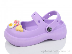Крокси дитячі 5159-315 Luck Line фіолетовий  оптом от Optomarket
