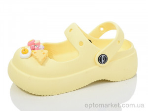 Крокси дитячі 5159-332 Luck Line жовтий  оптом от Optomarket