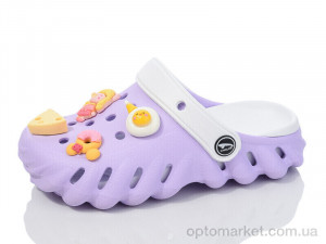 Крокси дитячі 5161-311 Luck Line фіолетовий  оптом от Optomarket