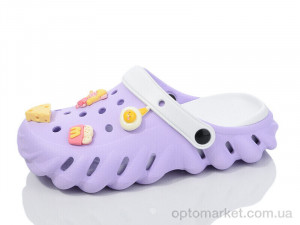 Крокси жіночі 5161-391 Luck Line фіолетовий  оптом от Optomarket